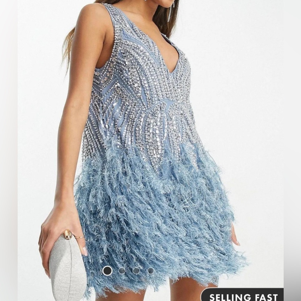 Beaded Mini Dress